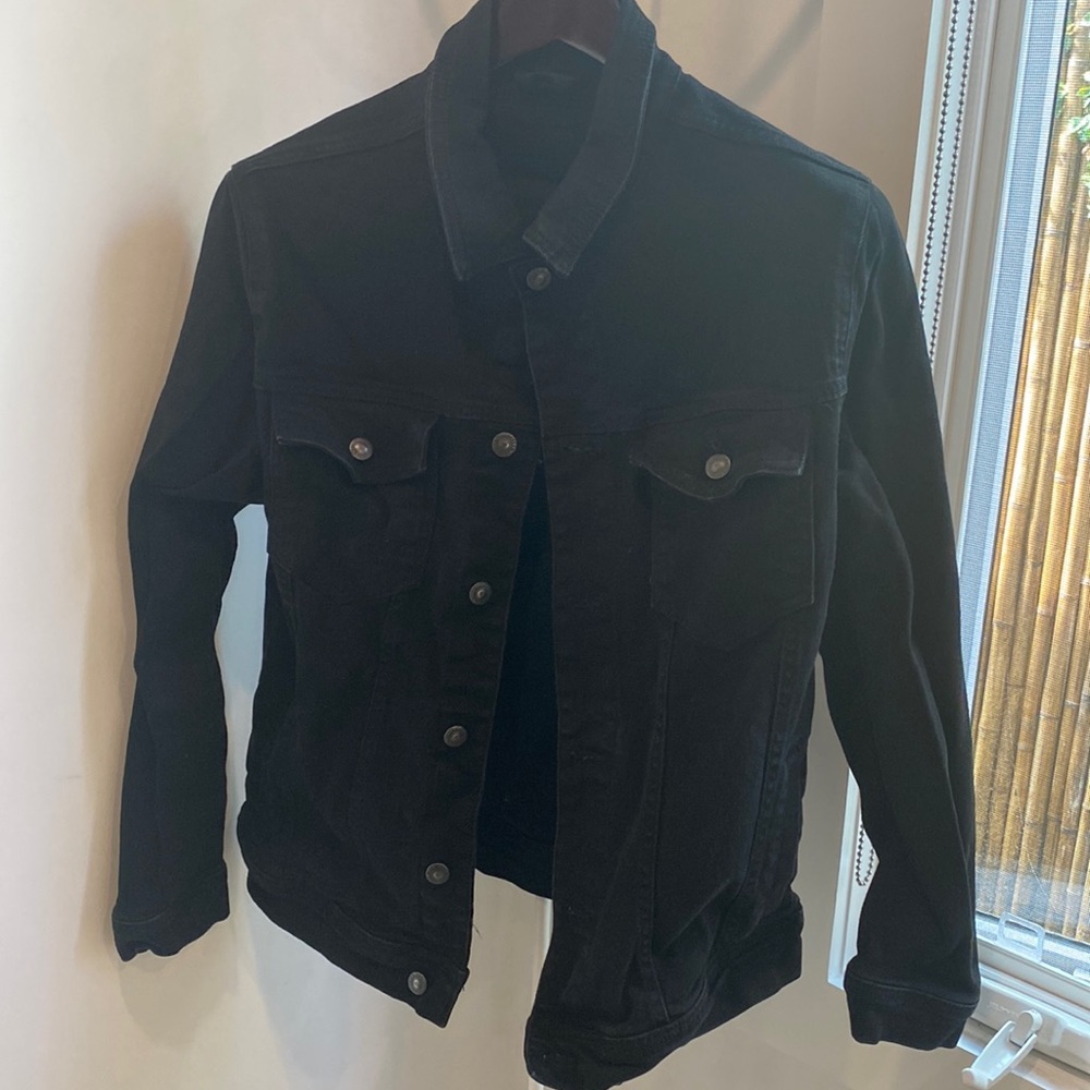 Large denim jacket